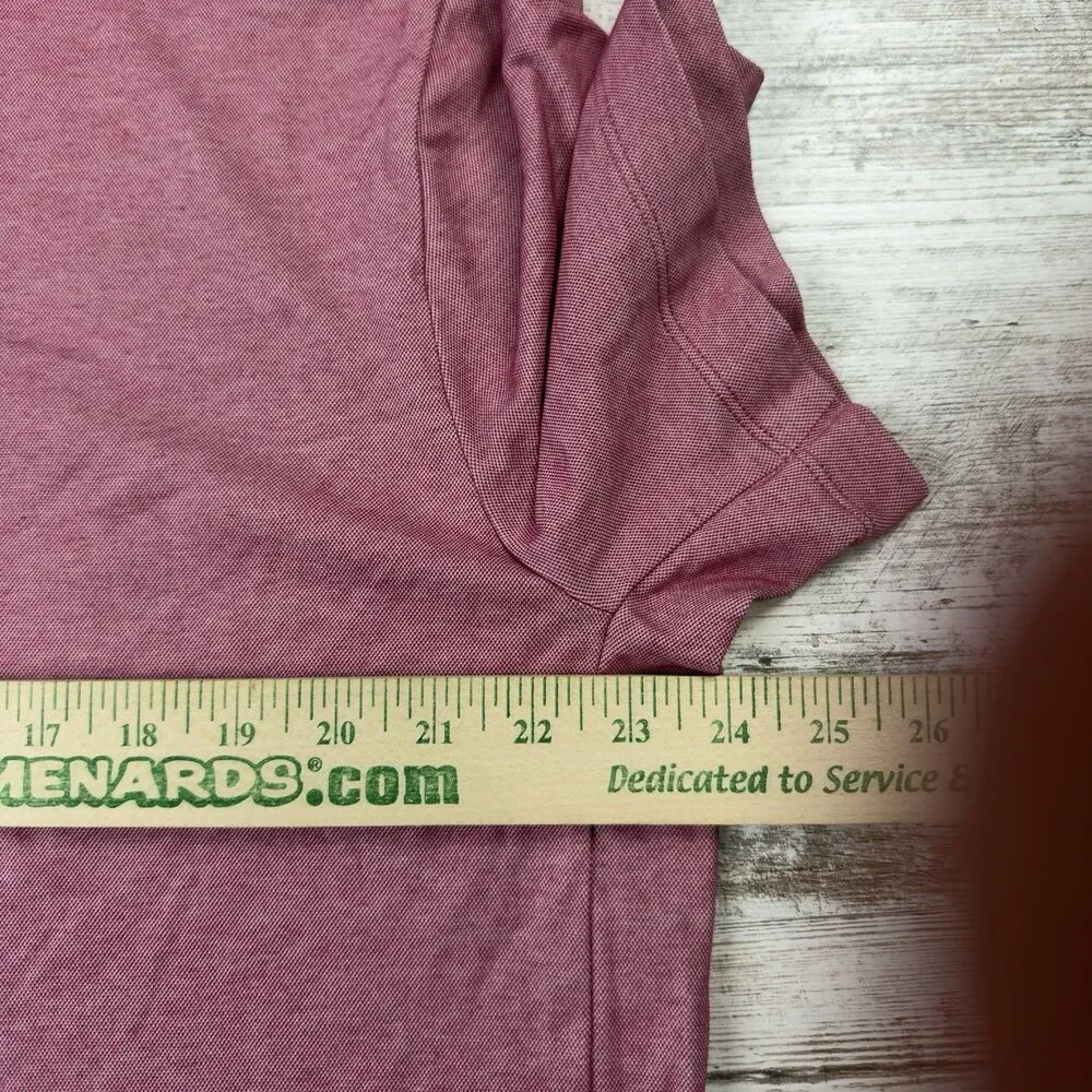 NWT J.Crew Performance Polo Shirt Mens XL COOLMAX Pink Raspberry Golf BN365